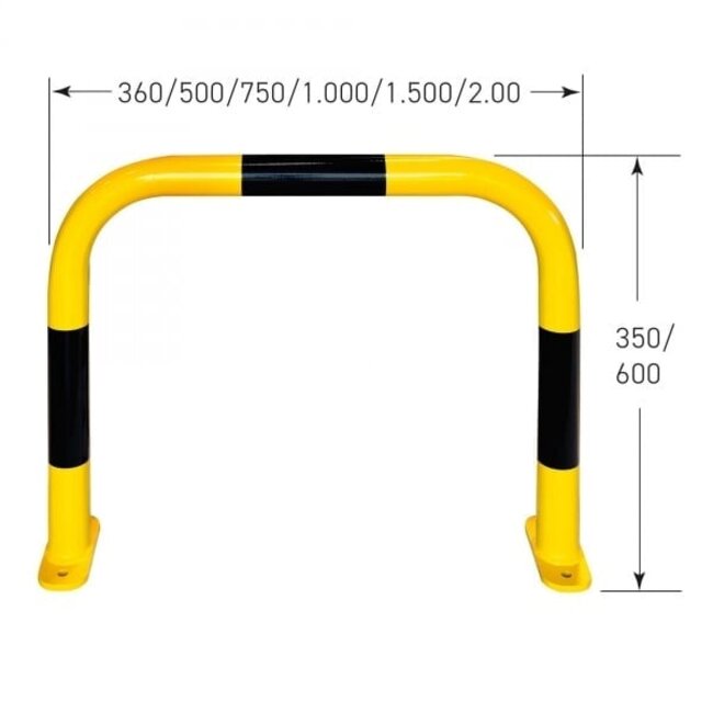 BLACK BULL M beschermbeugel 500 x 600 mm - gepoedercoat en verzinkt