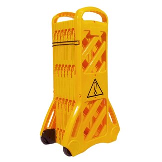 MORION FLEX GUARD barrière extensible PVC - 4000 x 1000 mm - jaune