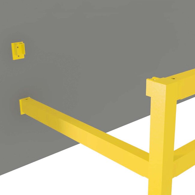 BLACK BULL Muuradapter voor BLACK BULL veiligheidsreling voor s-line