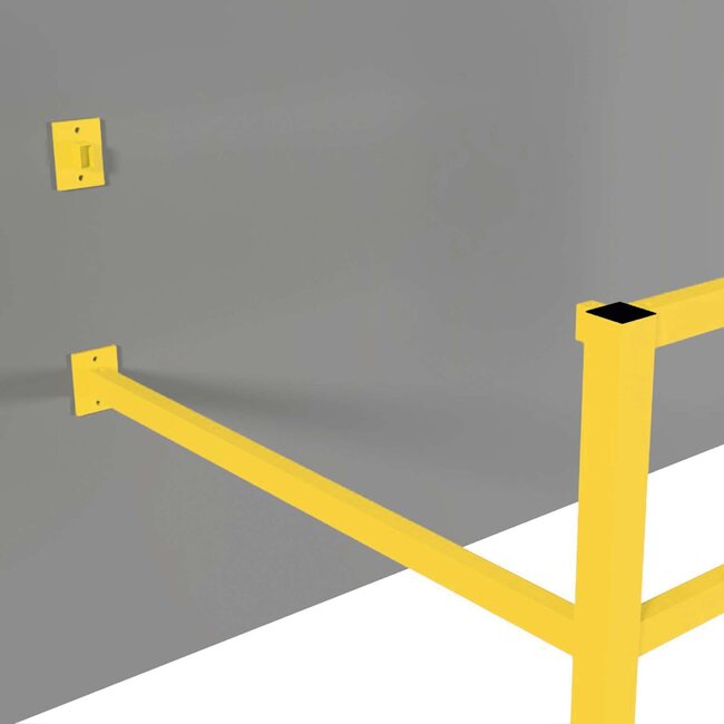 BLACK BULL Adaptateur mural pour rambarde de sécurité BLACK BULL pour s-line