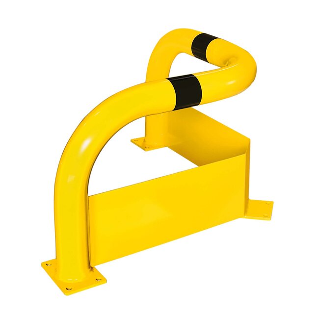 BLACK BULL Arceau de protection d'angle anti-encastrement en acier XL - 500 x 500 x 350 - revêtu