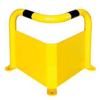 BLACK BULL Arceau de protection d'angle anti-encastrement en acier XL - 500 x 500 x 600 - revêtu