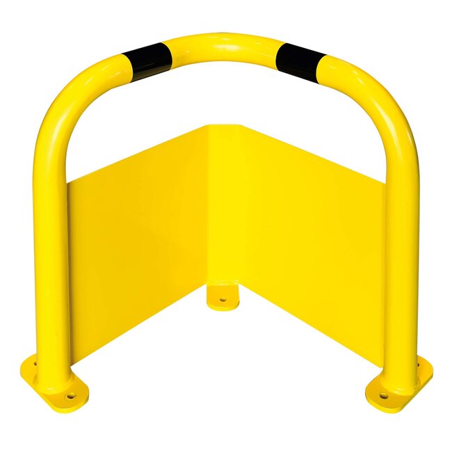 BLACK BULL Arceau de protection d'angle anti-encastrement en acier XL - 500 x 500 x 600 - revêtu