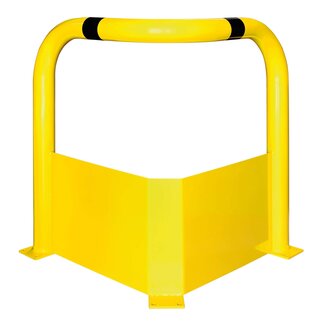 BLACK BULL Arceau de protection d'angle anti-encastrement en acier XL - 900 x 900 x 1200 - revêtu