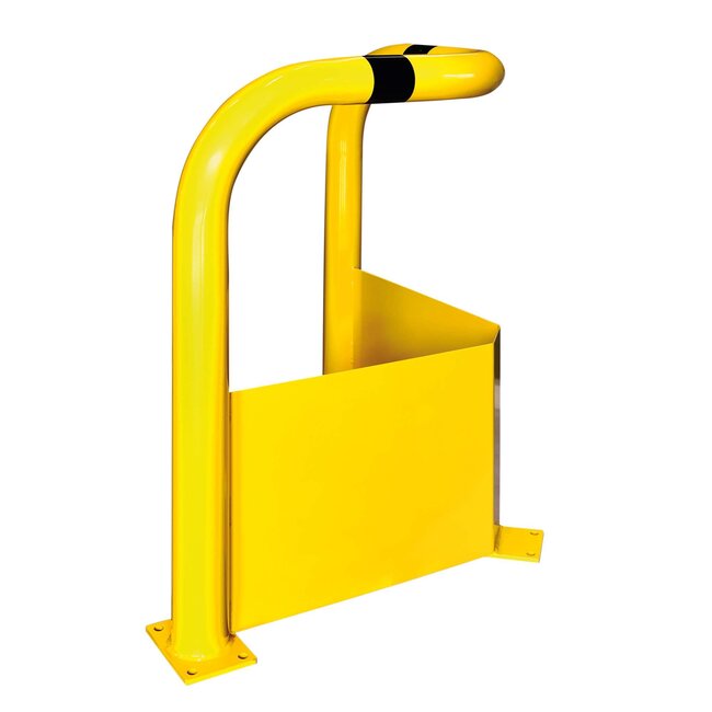 BLACK BULL Arceau de protection d'angle anti-encastrement en acier XL - 900 x 900 x 1200 - revêtu