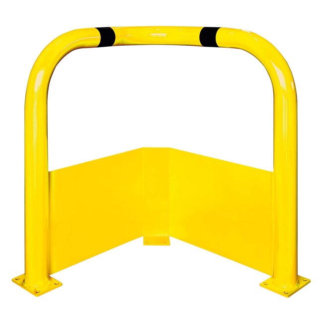 BLACK BULL Arceau de protection d'angle anti-encastrement en acier XL - 900 x 900 x 1200 - revêtu