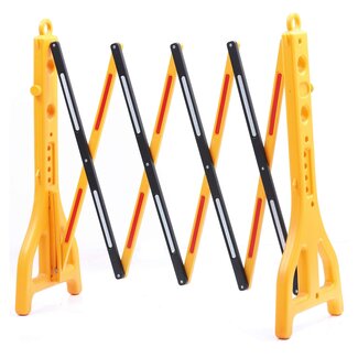 MORION EASY-GATE barrière extensible PVC - 2500 x 960 - jaune/noir