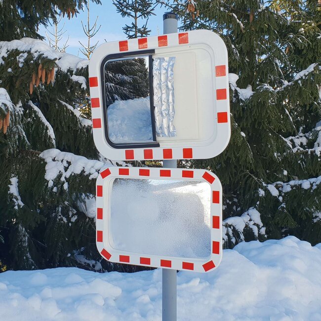 DURABEL ECO IceFree - RVS verkeersspiegel - 800 x 1000 mm