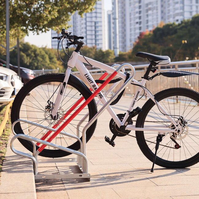 CITY Fietsenrek met beugels HYBRID voor 6 fietsen