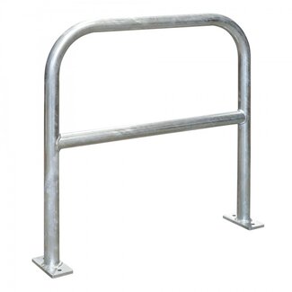 CITY Arceau vélo SPINT - 800 x 800 x 48 mm - barre transversale sur platines