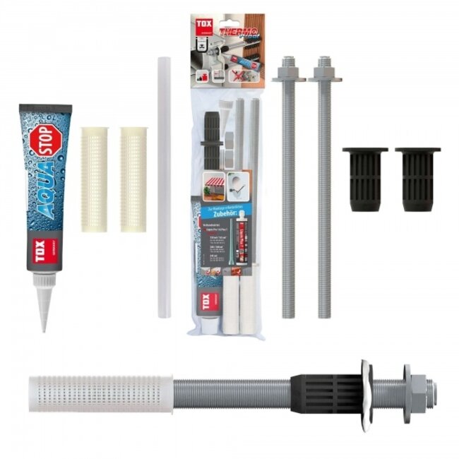 Anker M12/300, incl. moer, sluitring en lijmpatroon, geschikt voor asfalt