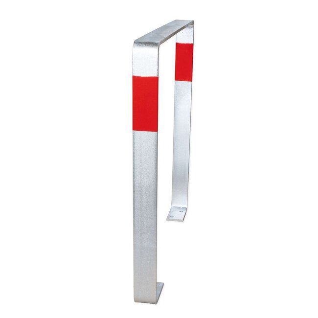 CITY GILA aanleunbeugel, thermisch verzinkt, om te schroeven, met reflecterende strepen