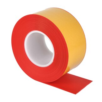 PROline vloermarkeringstape vorkheftruck - rood - 75 mm - 25  m - zelfklevend