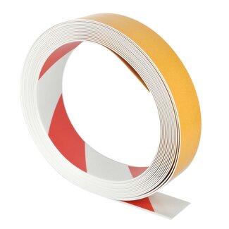 PROline ruban de marquage au sol chariot élévateur - rouge/blanc - 50 mm - 10 m - autocolla