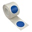 PROline stippen vloermarkering op rol - blauw - Ø 75 mm - 10 m - zelfklevend