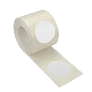 PROline marquage au sol à  points sur rouleau - blanc - Ø 75 mm - 25 m - autocollant