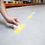 PROline strepen vloermarkering op rol - geel - 50 mm - 25 m - zelfklevend