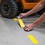 PROline strepen vloermarkering op rol - geel - 50 mm - 25 m - zelfklevend