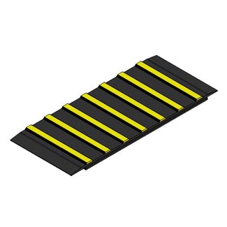 TOPSTOP Ralentisseur pour pistes cyclables – noir/jaune – modulaire