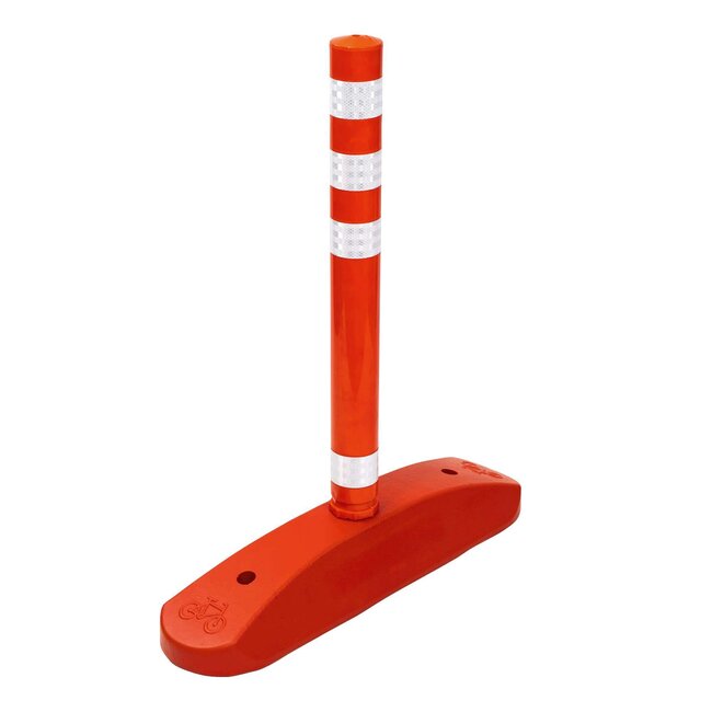LaneGuard signaalpaal – voor rode LaneGuard fietsstrookafscheiding – Ø 80 mm – hoogte 800 mm