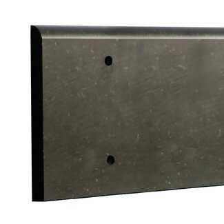 MORION Protection murale – 2060 × 150 mm – 20 mm – noir – HDPE recyclé