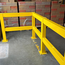 BLACK BULL Magazijn railing XL-Line - 1000 mm - hoekpaal - gecoat - geel