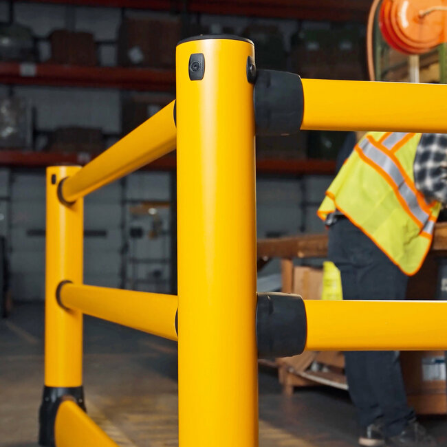 BLACK BULL FLEX Veiligheidshek S-Line met Onderrijbeveiliging voor Magazijn en Logistiek