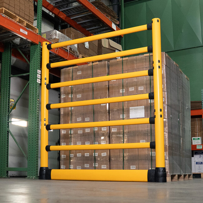 BLACK BULL FLEX High-Line Hoek Uitbreidingsset met Onderrijbeveiliging voor Veiligheidshek