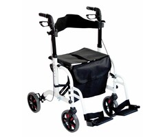 2-in-1 Rollator Rolstoel