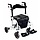 Lichtgewicht 2-in-1 Rollator Rolstoel