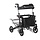 Excelcare Travel Eaze 2 Rollator Coffee Brown