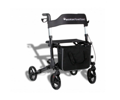 Excelcare Travel Eaze 2 Rollator Ebony Black