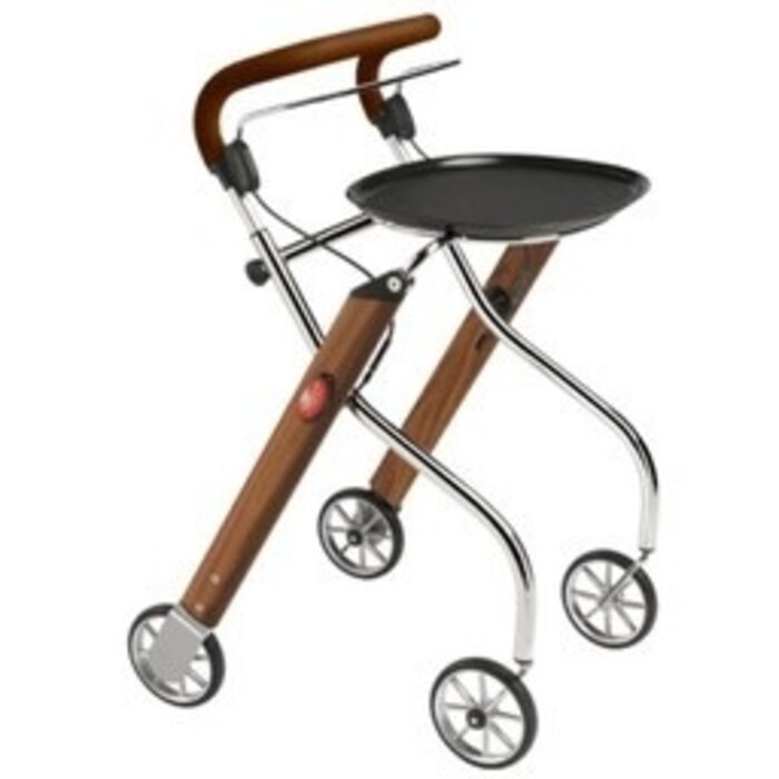 Rollator Trust Care Let's Go Indoor Teak