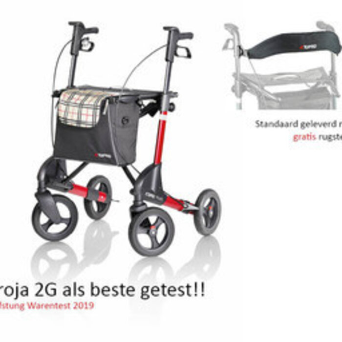 Rollator Topro Troja 2G Rood