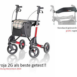 Rollator Topro Troja 2G Rood