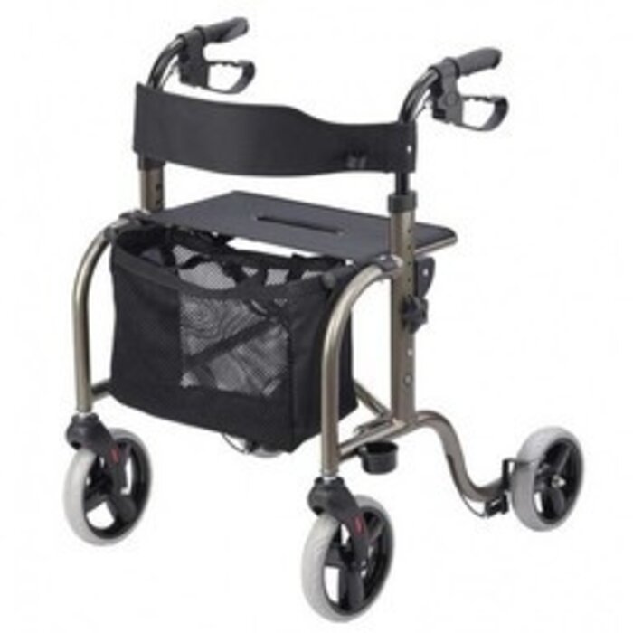 Lichtgewicht rollator Smart zonder remkabels