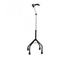 Wandelstok 4-poot verstelbaar