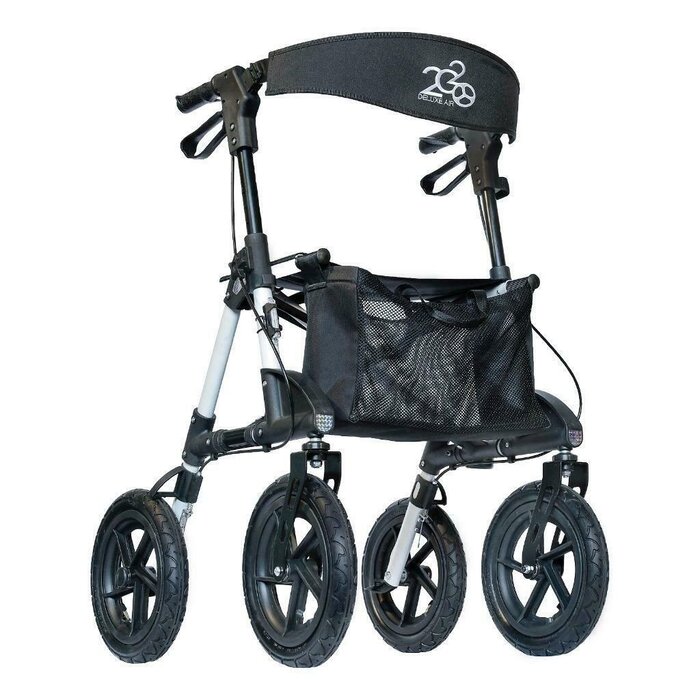 Rollator Deluxe Air met luchtbanden
