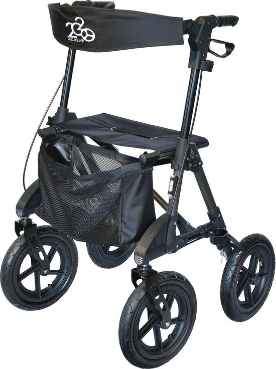 Rollator Deluxe Air met luchtbanden