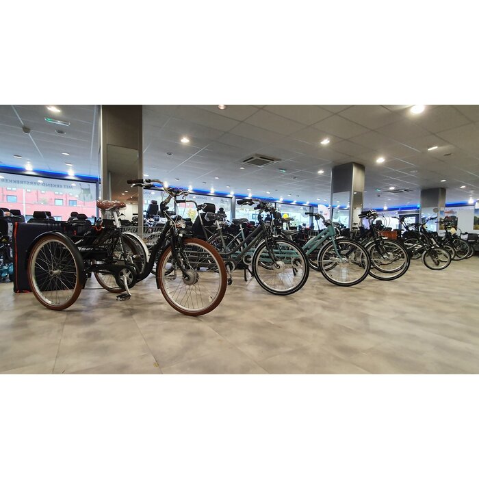 Driewielfietsen en tandems.