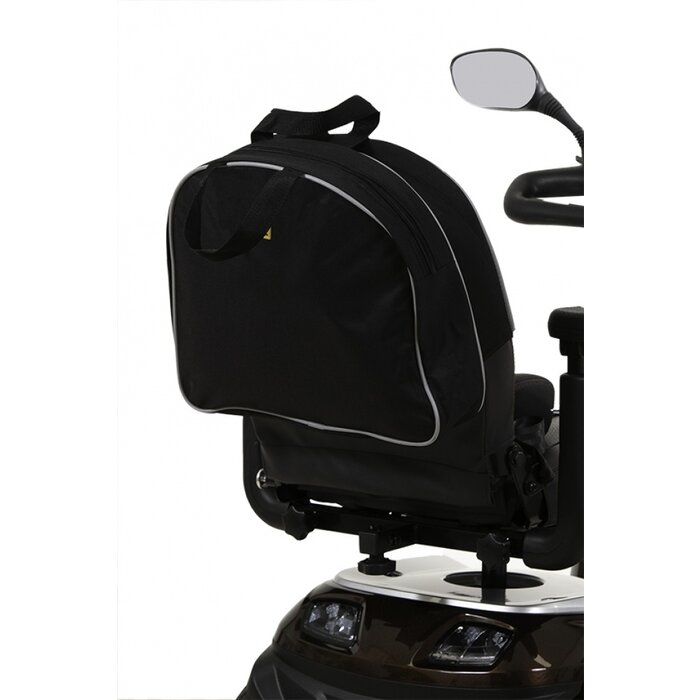 Rugleuning tas over de rugsteun.