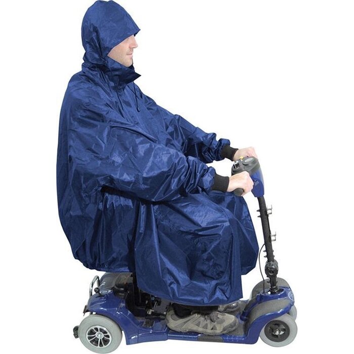 regenjas scootmobiel - met mouwen