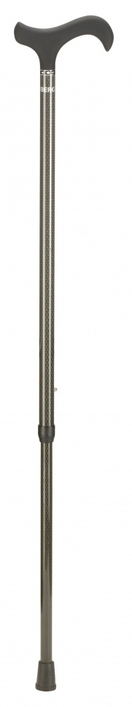 Carbon wandelstok - met soft Derby handvat