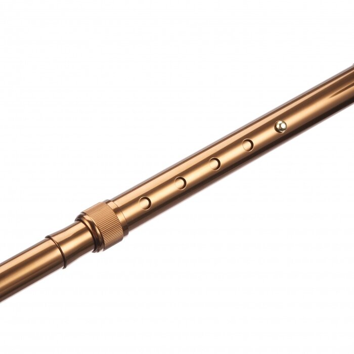 Opvouwbare wandelstok - brons