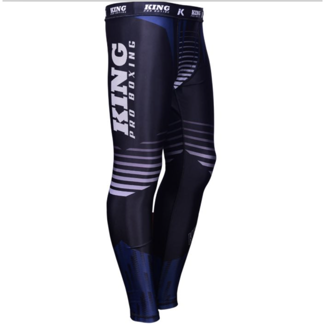 King Pro Boxing King - compressie broek - spatsKing - compressie broek - Stormking 3  - Blauw - Spats