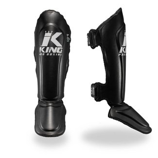 King Pro Boxing Scheenbeschermer - SGL7 - ZWART