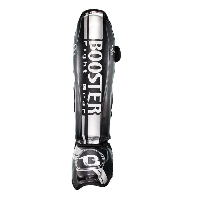 Booster Fightgear Scheenbeschermers - BSG V3 BLACK/SILVER