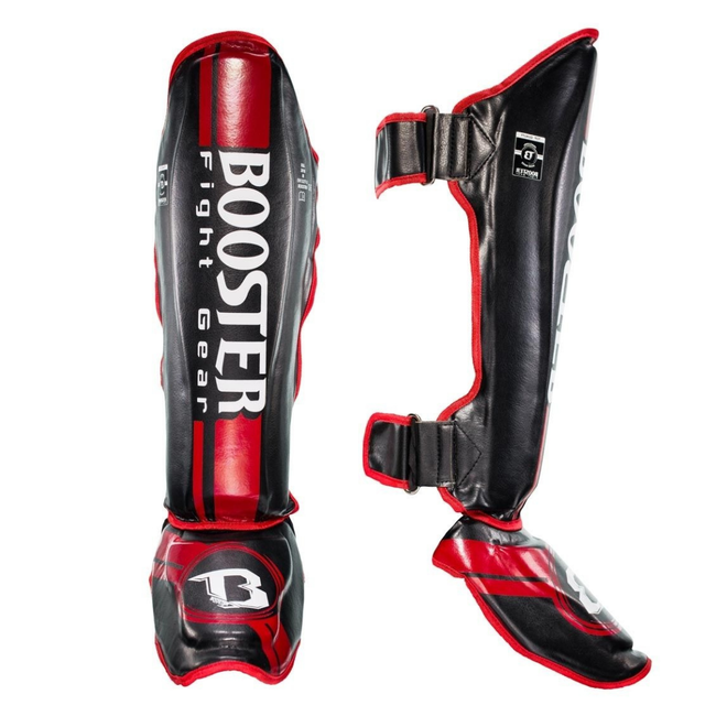 Booster Fightgear Booster  - Scheenbeschermers -  BSG V3 BLACK/RED