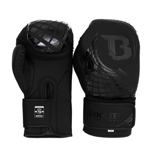 Booster Fightgear Boxhandschuhe – Cube – Schwarz auf Schwarz