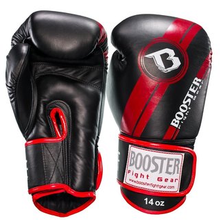 Booster Fightgear BGL 1 V3 Bokshandschoenen – Zwart/Rood Foil